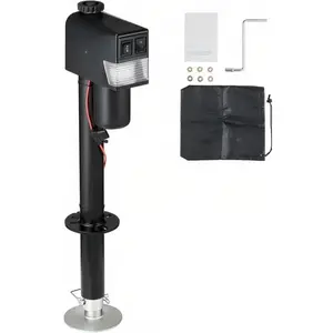 Garvee 5000Lbs Electric Trailer Jack,Electric Tongue Jack with Waterproof Cover for Lifting RV Trailer, Horse, Utility, Yacht