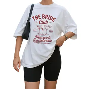 Bachelorette Party Shirt Bridal Squad Tee Bridesmaid Gift Bride Tribe Outfit Wedding Celebration Top for Women shirts women Womenswear