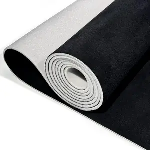 Suede Auto Headliner 98" L * 58" W with Foam Backing - Tube Packaging - Black for Car/Truck/SUV/RV Roof - Home Repair/DIY Headliner