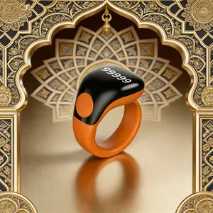 Smart Zikr Count Ring, Minimalist Islamic Design, Button Counter, 33/99 Dhikr Vibration Reminder, APP Sync, Muslim Daily Prayer Tool