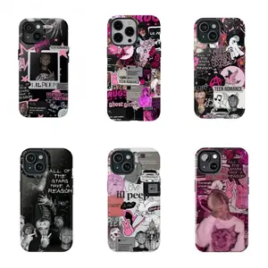 Lil Peep Phone Case, Multiple Collage Styles Phone Case Compatible for iPhone 17Promax 16 15 14 13 12 11 and for Samsung S21-S25 Perfect Gift for Music Fans