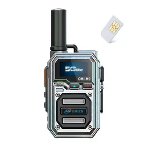 M9 Global Walkie Talkie Long Range Nationwide Two wayRadio, 5000 Miles Range Walkie Talkies, 7800mAh BatteryShock-Resistant Casing, AES256 Encryption, MultipleChannels, Talker Alias