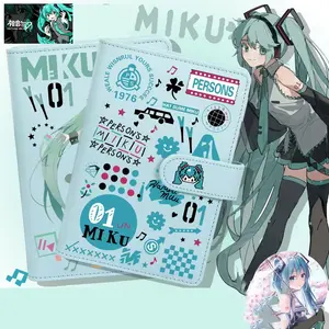 Miku Notebook – Student Stationery with Stickers & Message Pages – Account Journal