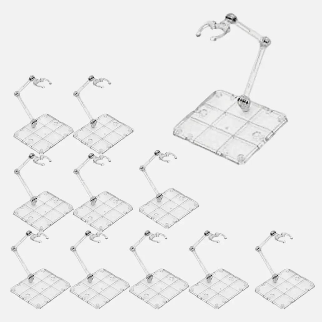 12Pack HG144 Universal Model Stand – Adjustable Action Figure Display Base