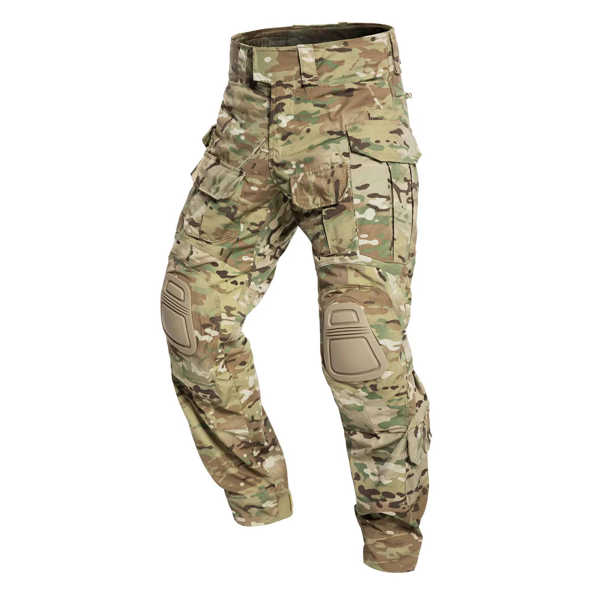VOTAGOO Men's G3 Tactical Camouflage Pants, Stretch Cotton-Blend with Multiple Pockets and Removable Knee Pads, Fabric, Menswear, Elastic, Outdoor, Zipper, Clothes, Trouser, Adjustable Waist, Removable Kneepads, All Season, Athletic Cut
