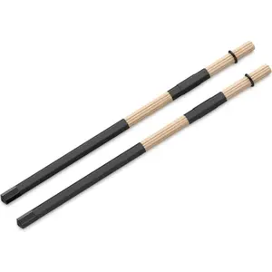 Drumsticks, 5A Jazz Drum Sticks, Rods Drum Brushes for Jazz, Folk, Small Venue and Acoustic Performance (BLACK, 1 Pack)