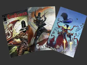 Image Comics Gunslinger Spawn #50 Oversized Anniversary Issue Part Two Epic Crossover Event Collectible with Todd McFarlane Cover Art Stephen Segovia & Carlo Barberi Art