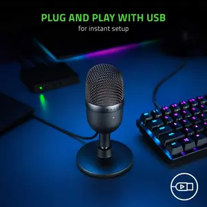 Seiren Mini USB Streaming Microphone for Clear and Precise Audio Recording and Streaming