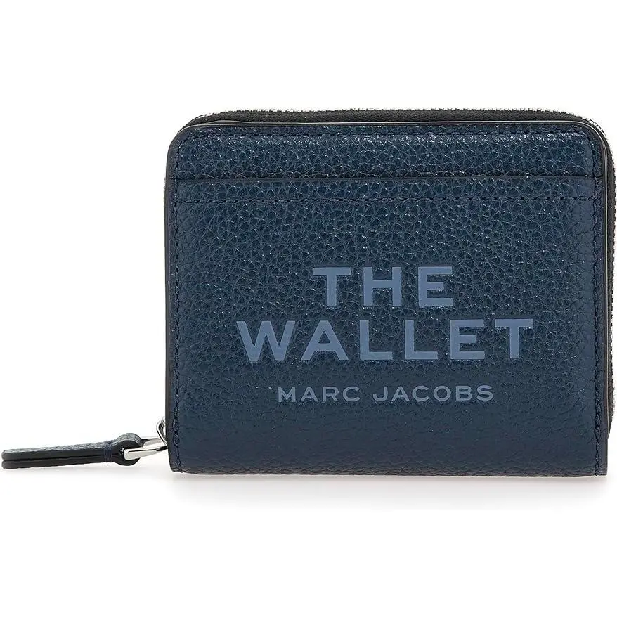 Marc Jacobs The Leather Mini Compact Wallet - Navy 2R3SMP044S10-426