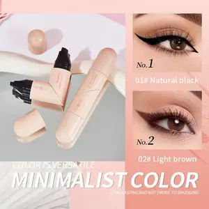NEW Dual-Ended Rotating Eyeliner Stamp - Waterproof, Smudge-Proof, Perfect Symmetry For Beginners, Ideal Gift Rotating Eyeliner Stamp Pen Cosmetic Valentine'S Day Gifts For Girls Eye Makeup Supplies