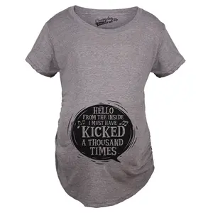 Funny Maternity T Shirts for Pregnant Women with Sarcastic Sayings Hilarious Womens Shirts for Pregnancy Funny Graphic Maternity Tee Cute Pregnancy Tees With Plus Sizes Pregnant Animal Maternity Wear Funny Navy - No