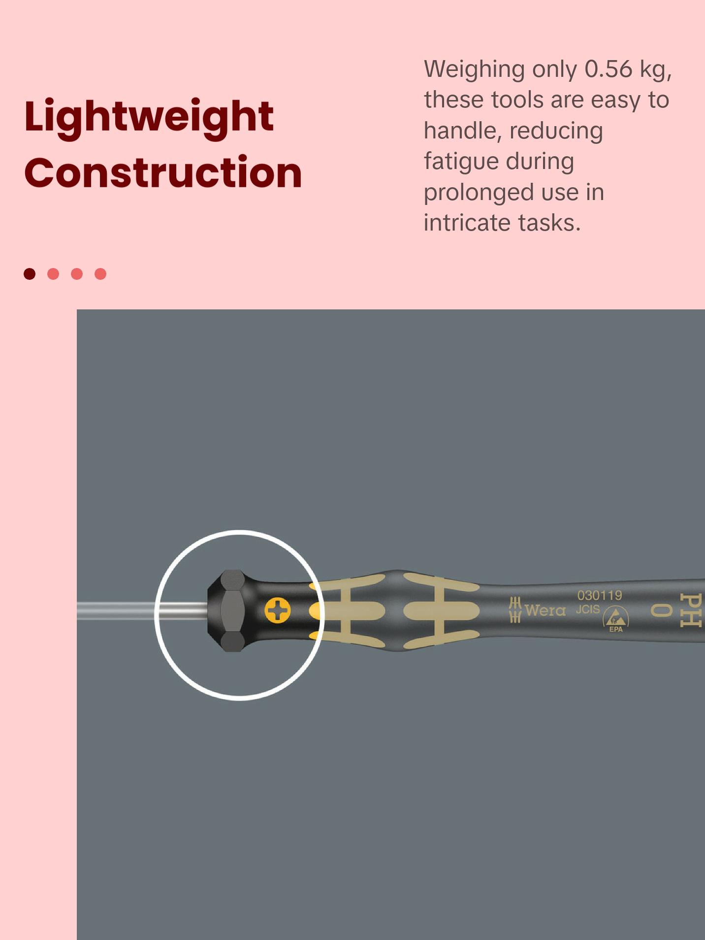 Wera Kraftform Micro ESD Big Pack 1 Screwdriver set for electronic applications, 25 pieces