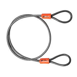 BV 2.5ft Security Steel Flex Cable - for U-Lock, Padlock, Disc Lock