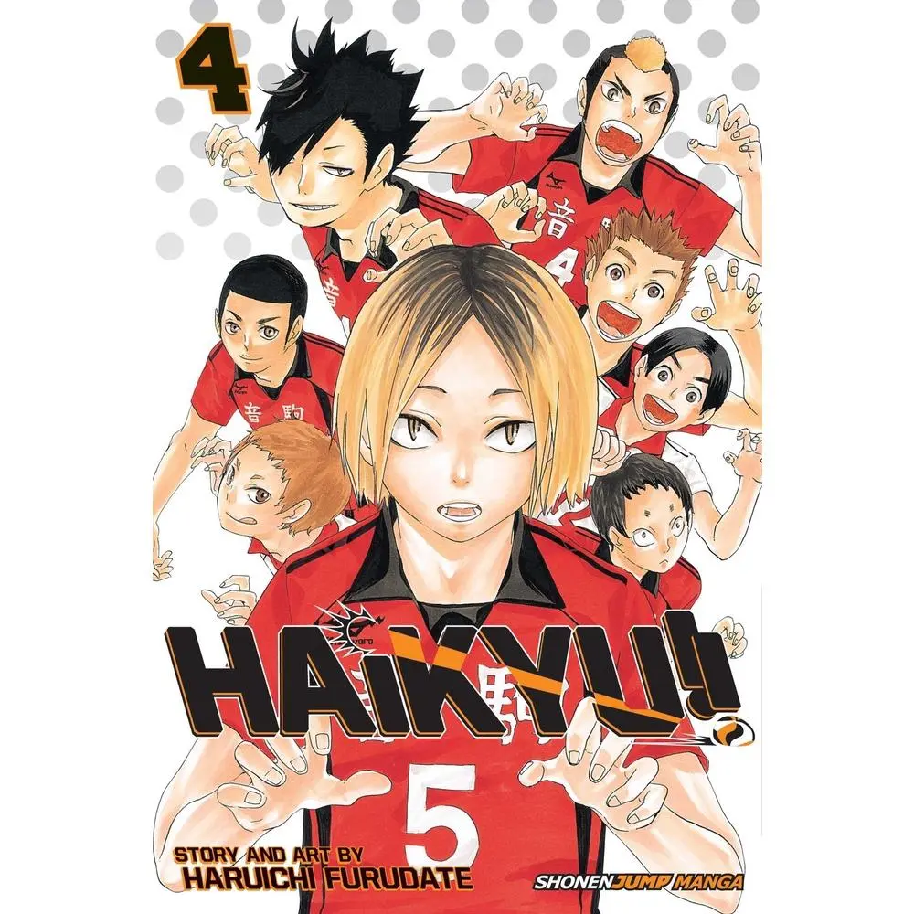 USED Book - Haikyu!!, Vol. 4: Rivals! by Furudate, Haruichi (Paperback) - english