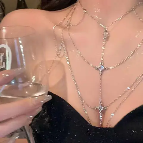 Chain Design Body Chain, Fashionable Body Jewelry for Women & Girls, Trendy All-match & Exquisite Jewelry Accessories for Birthday Gift