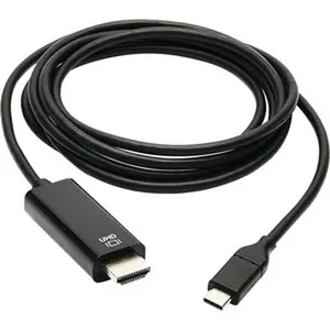 Tripp Lite U444-006-H4K6BE 6 ft. USB-C to HDMI Male to Male Adapter, Black