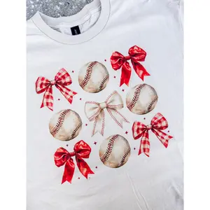 Coquette Baseball Graphic Top