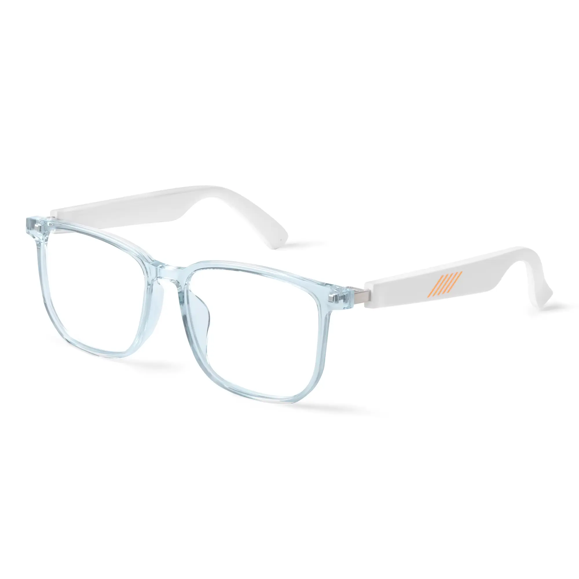 Meagtlva Bluetooth Smart Glasses,Audio Glasses with Speakers Music Glasses,Touch Voice Assistant,Compatible with IOS Android