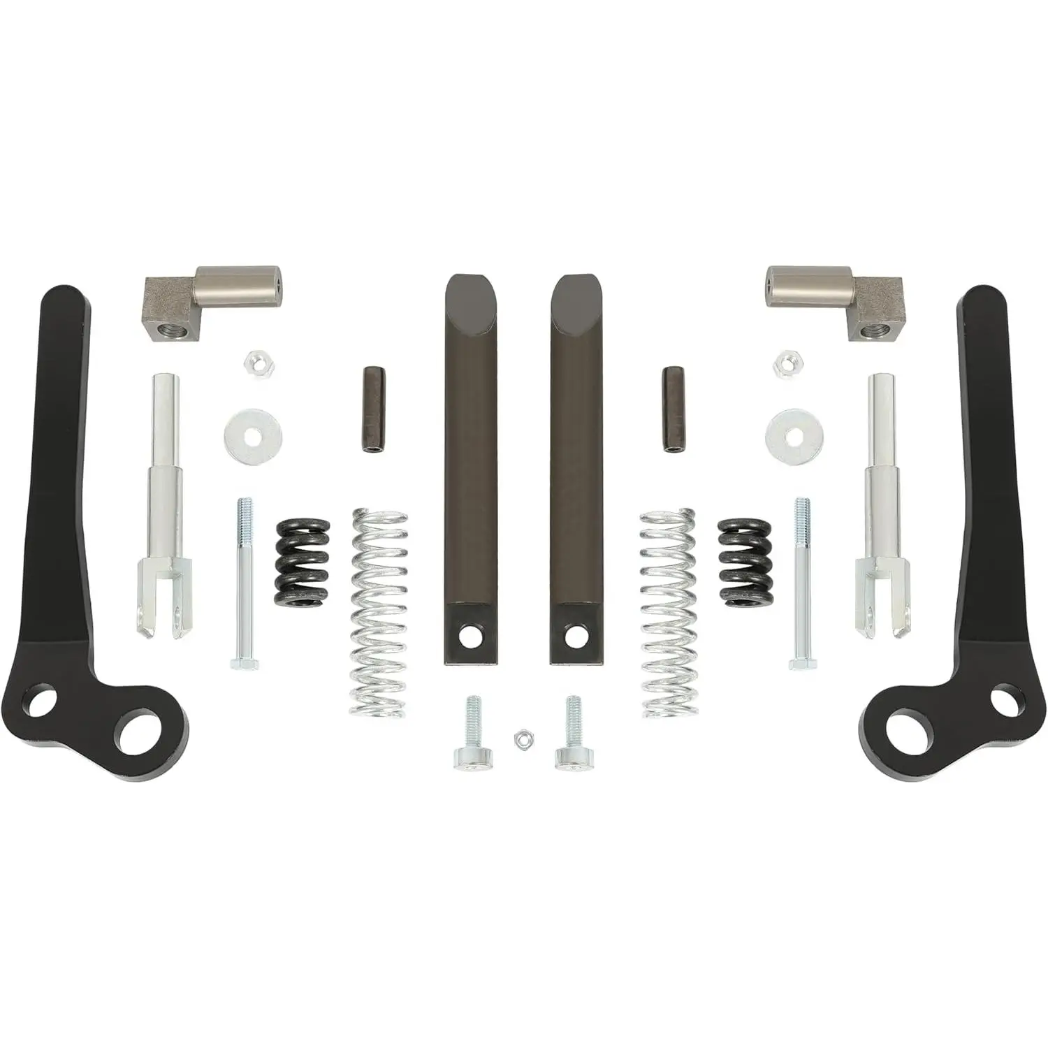 Left & Right Lever Kit Compatible with Bobcat 630 631 632 641 642 643 645 653 751 753 763 773 7753 S130 S220 S250 S300 Replacement for 6724776 6724775 Bob-Tach Lever Steel Black