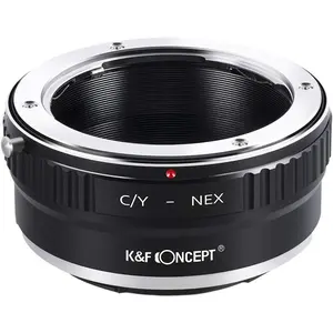 K&F Concept Lens Mount Adapter, Contax/Yashica (C/Y) Lens to Sony Alpha NEX E-Mount Camera