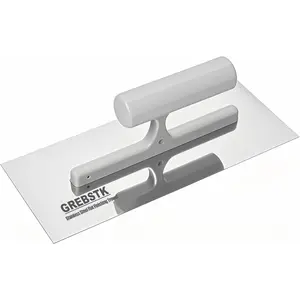 Drywall Trowel Stainless Steel Plastering Trowel Concrete Trowel Plaster Tool Cement Tools Epoxy Resin Tools, 9.5" x 4"