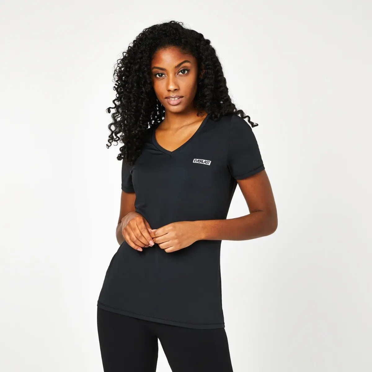 Women's V-Neck Mesh T-Shirt