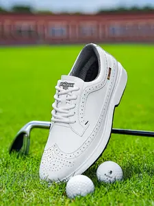 Men's Professional Golf Shoes, Golf Casual Shoes, Sports Shoes, Athletic Shoes, Comfortable No-Nail Design, Ideal for Outdoor Activities and Walking, All-Day Wear, Perfect for Golf Enthusiasts