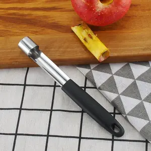Fruit Corer, 1 Count Stainless Steel Effortless Reusable Fruit Apple Corer Tool, Kitchen Gadget Household Fruit Corer for Home Kitchen Dining Room Dormitory Picnic
