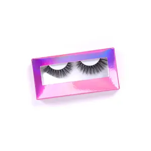 Mink Lashes Fluffy Wispy Lashes Natural Look 3D False Eyelashes D Curl Lashes 1 Pairs-USWC