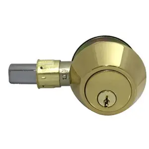 J & D Lock Co Brass Deadbolt Lock for Mobile Homes