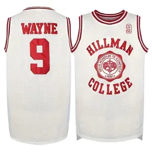 Summervibes Men's Basketball Jersey Vintage 80s Sports Apparel Size S-3XL #9 Breathable for Casual Games Themed Parties