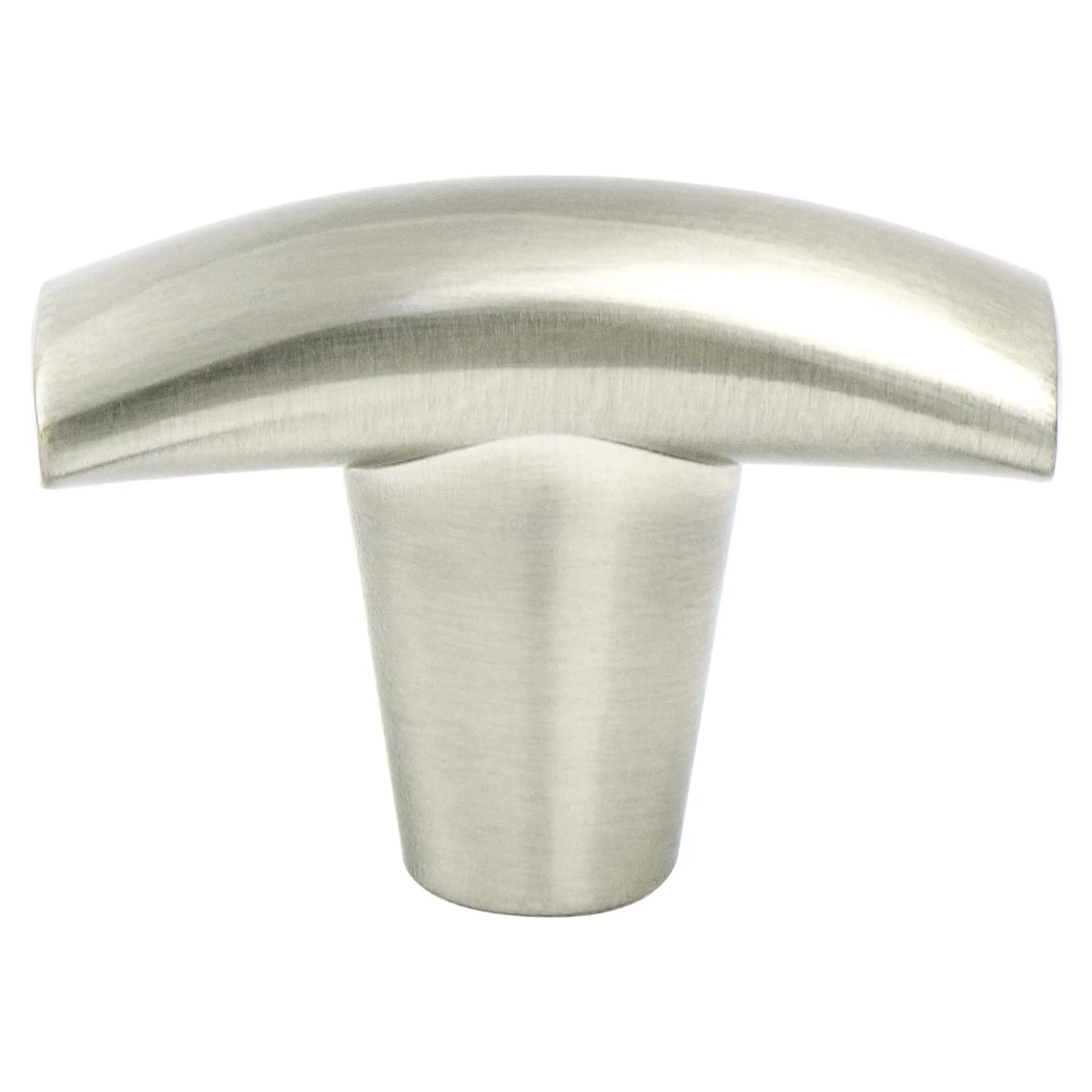 Berenson 2310-1BPN-P 1.75 in. (1-3/4 in.) Meadow Doorknob with Long Brushed Nickel Finish, 11/16 in. Size, Organic Look Design