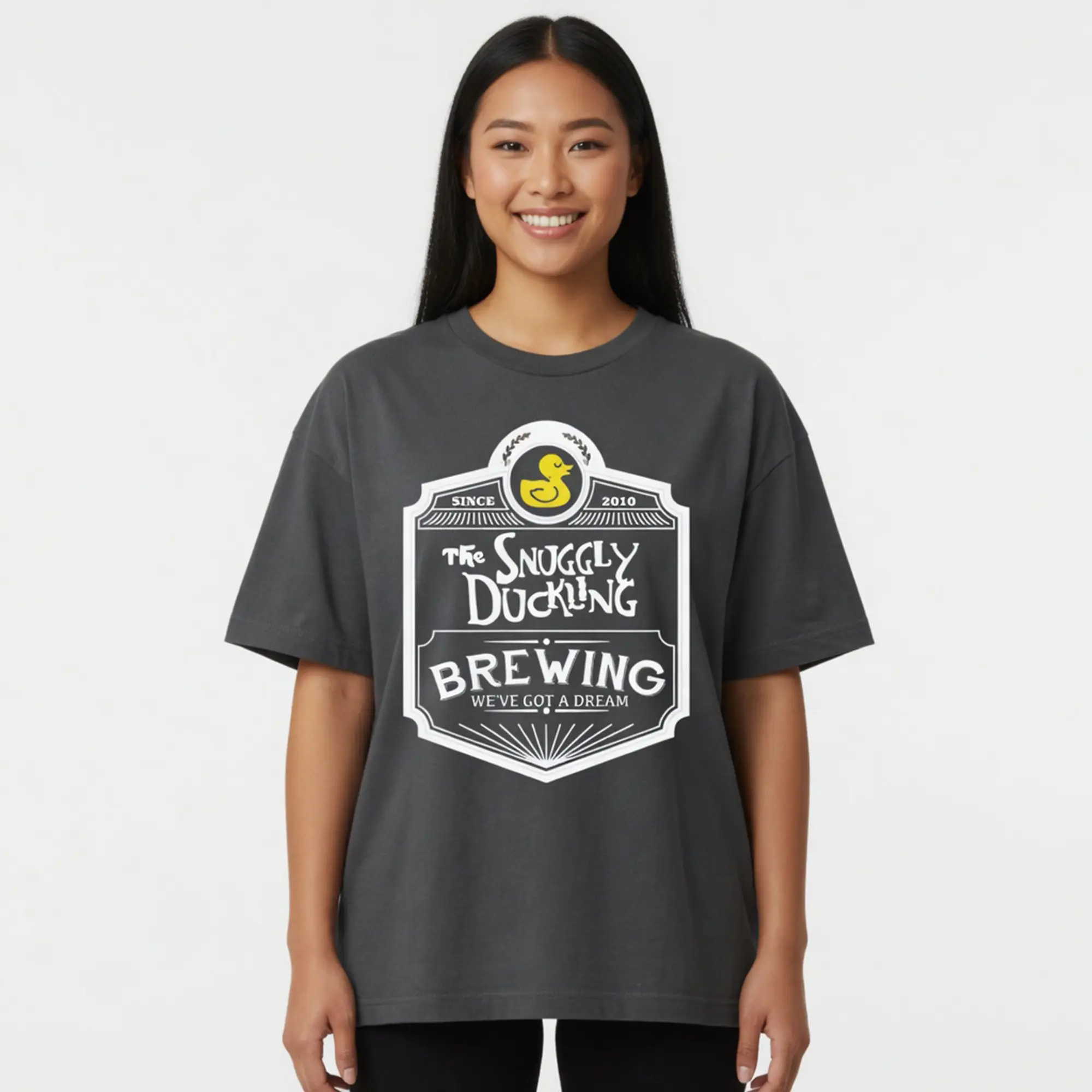 Snuggly Duckling Brewing Shirt, Funny Duck Graphic Tee, Vintage Pub Style Shirt, Travel Cruise Aesthetic Unisex Gift