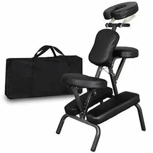 ZENSTYLE Portable Massage Chair Foldable Tattoo Therapy Chair 4" Thick Sponge w/Carry Bag