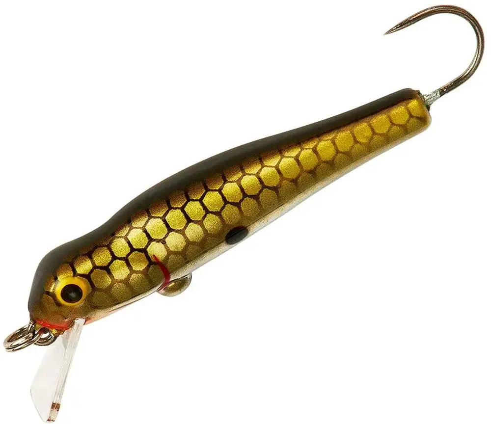 Rebel Micro Minnow Ultra Finesse Crankbait - 1.5 in Plastic Fish Shaped Lure for Anglers