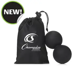 Champion Sports  Peanut Massage Balls, Black