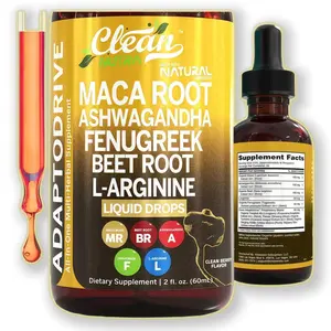 Clean Nutra Maca Root Drops for Women Ashwagandha, Fenugreek, Beet Root, L-Arginine & More for Women & Men's Optimum Health Liquid Drop – Adapto Drive - SupplementHealthcare Natural Dietary Fitness Optimum EdibleSolution