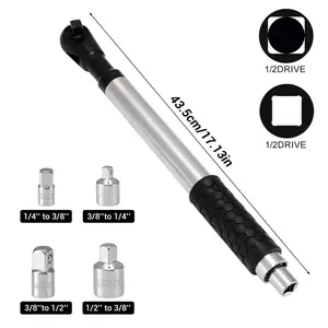 1/2" Offset Extension Wrench ImpactRatchet Extender for Electric Drill   spanner wrench klein tools Torque Socket