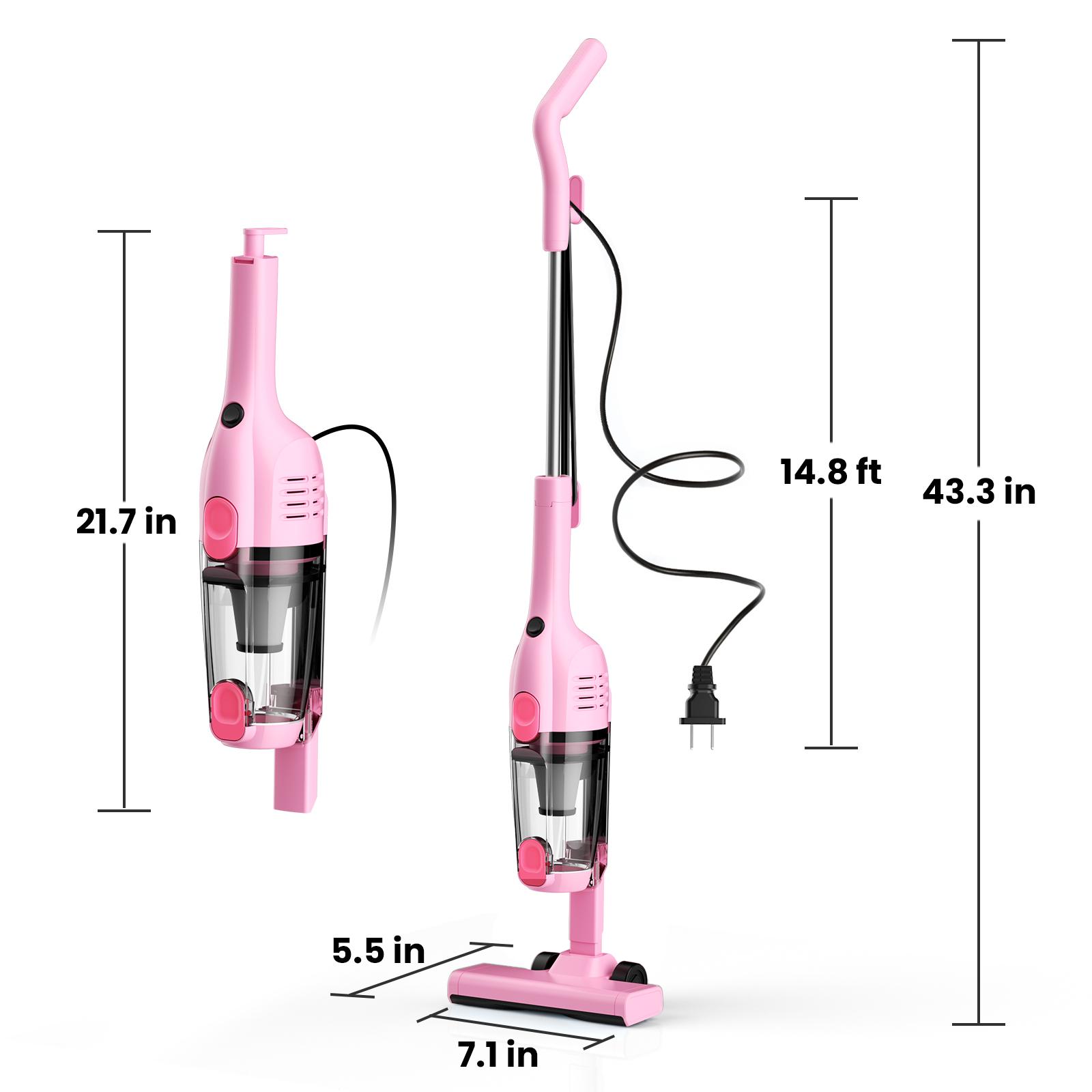 INSE R6X Corded Stick Vacuum, 15KPa Suction with 600W Motor, Ultra-Lightweight Bagless Upright Vacuum with Handheld for Home Hard Floor Carpet Pet Hair Car Cleaning home cleaning tools home appliances Purple