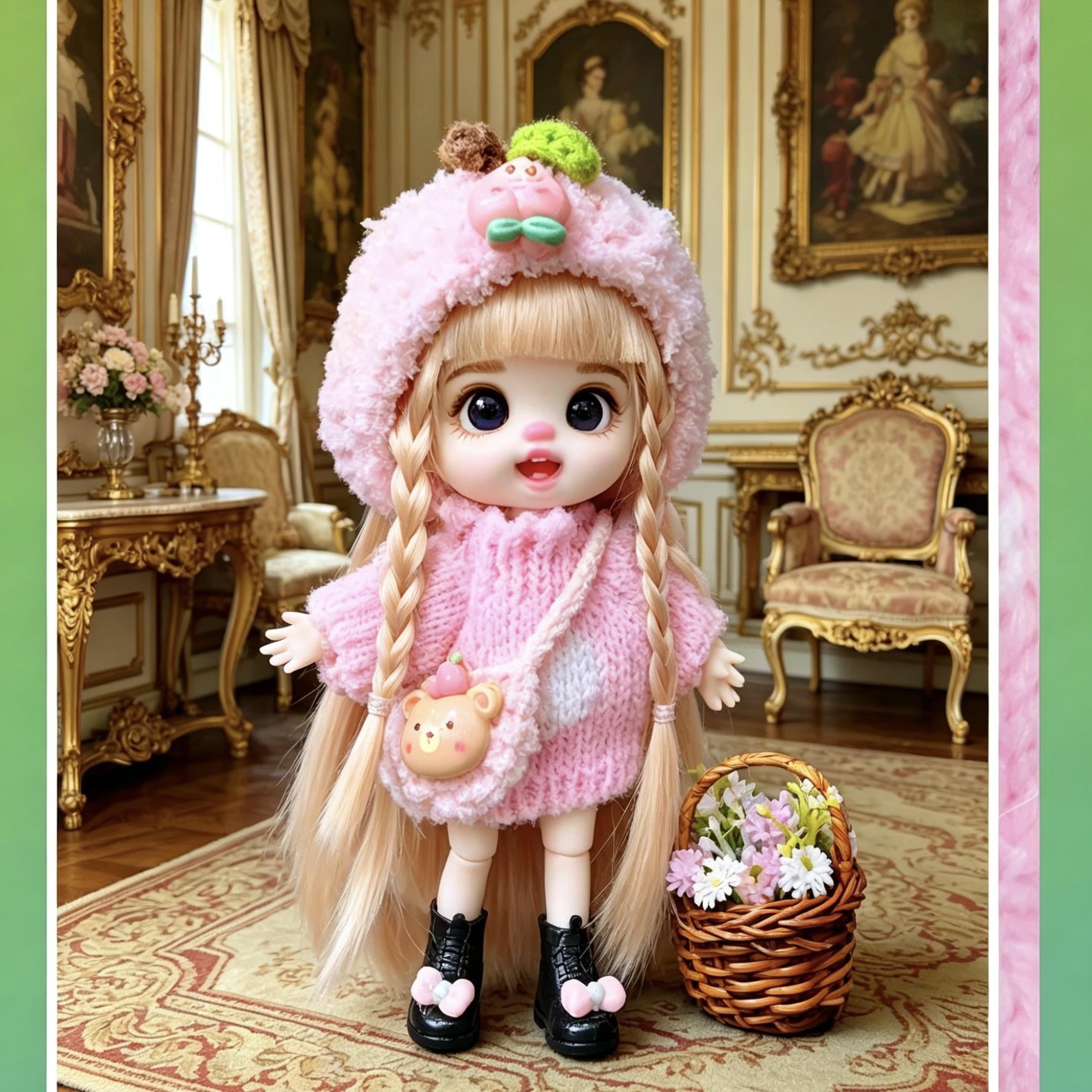 Lolifen Cute Pretty Girls Style Adorable Plush Doll Bag Charms