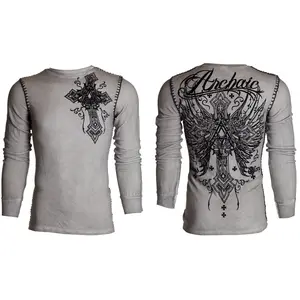Archaic by Affliction Men's Thermal Shirt Dead Redemption