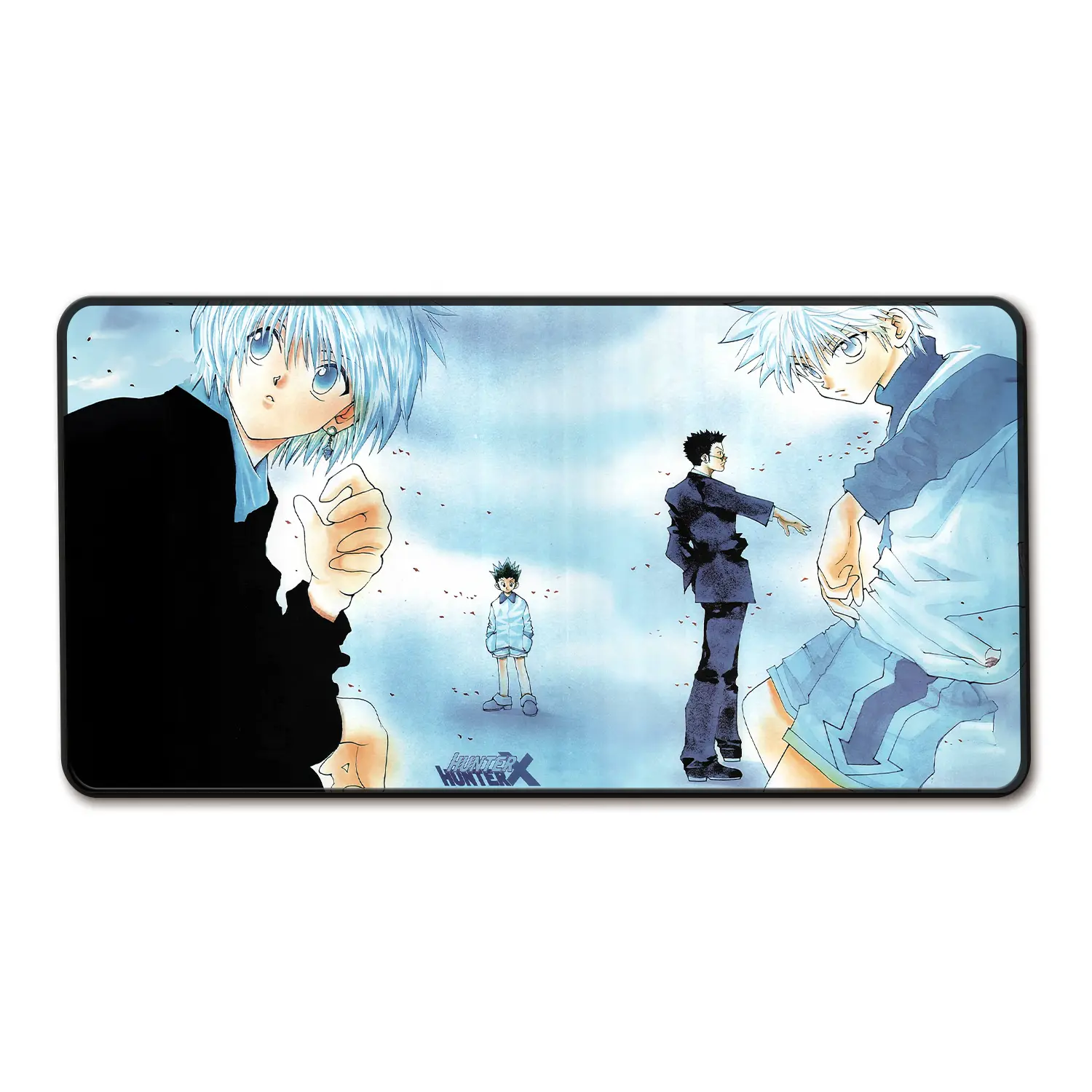 Extra Large Hunting anime Gaming Mousepad - Anti-Slip Rubber Base Nostalgic Anime Deskpad