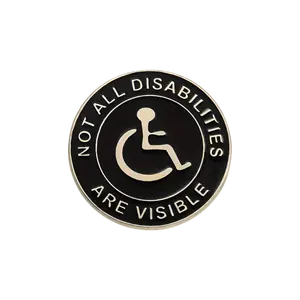 Not All Disabilities Are Visible Pin