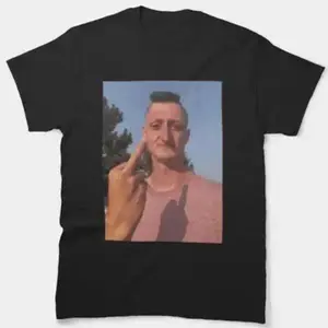 Oversized Funny Meme T-Shirt for Women, Daniel Larson Graphic Print, Casual Streetwear Round Neck 100% Cotton