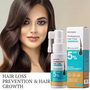 5% Minoxidil Hair Growth Spray, Anti-Hair Loss Treatment, Fast Regrowth, Travel Size, Natural Extract, Professional Hair Care, Serum, Haircare, Hair Growth Product