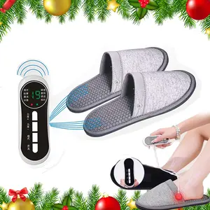 Heated Electric Massage Slippers, Foot Relaxation Device, Massagers, Winter Warm Gift, Lithium Battery, Built-In, Power Consumption 5w