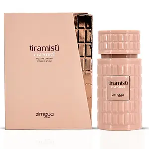 Tiramisu Caramel Eau De Parfum Spray 100ML (3.4 OZ) by Zimaya | A Sweet Blend of Caramel, Honey & Whiskey for a Sensual & Slightly Boozy Fragrance.