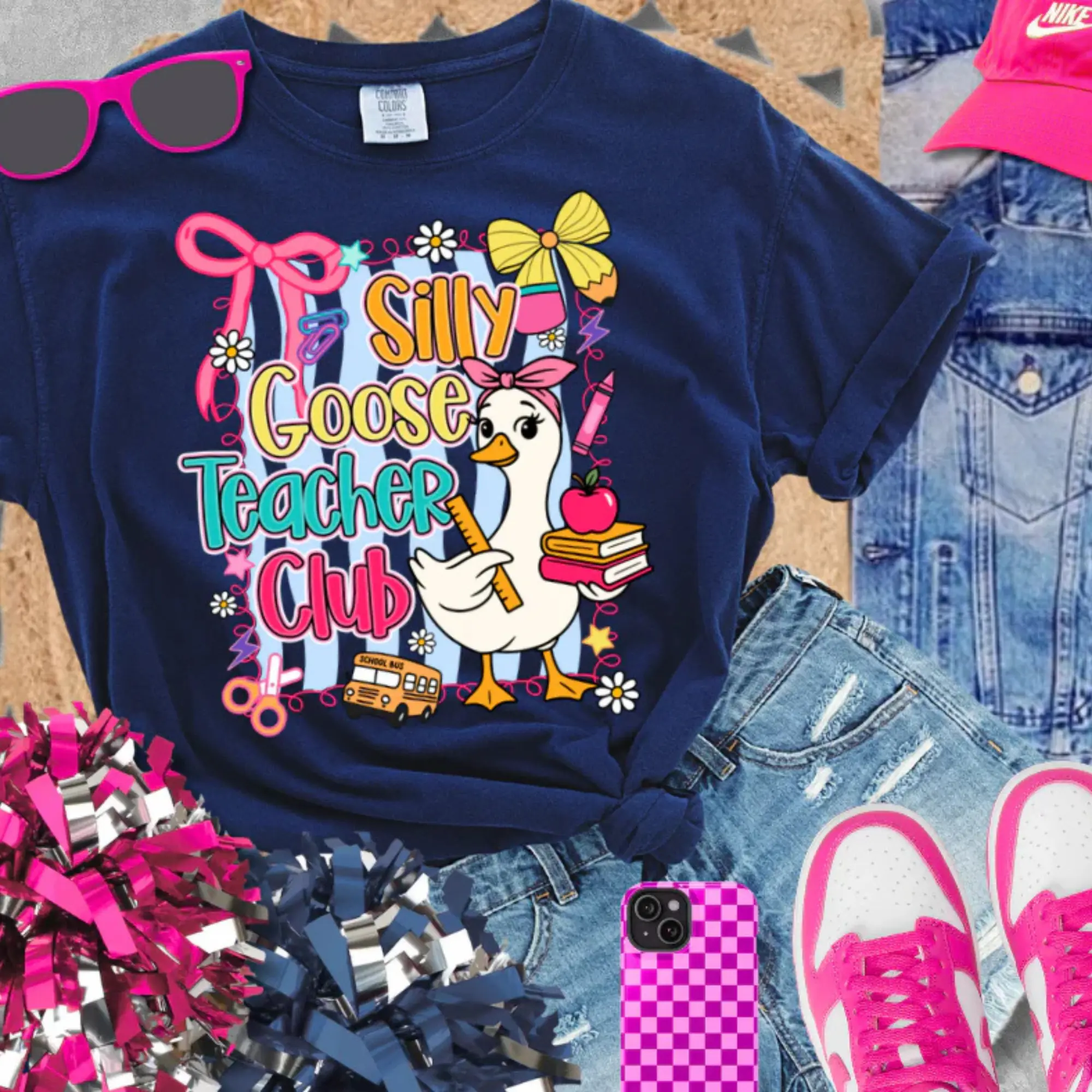 Silly Goose Teacher Club Graphic Tee