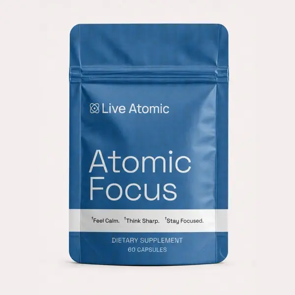 Atomic Focus Vitamin Dietary Supplement, Healthcare Nutrition & Wellness Support