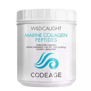 Codeage Marine Collagen Powder - Wild-Caught Hydrolyzed Fish Collagen Peptides 15.87oz